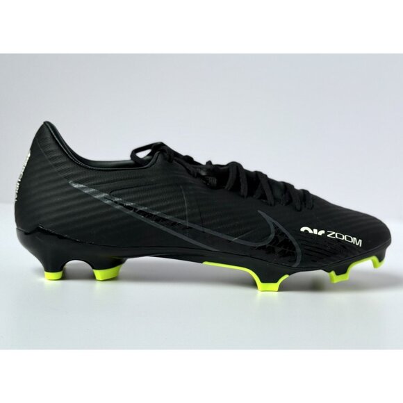 Nike Zoom Vapor 15 Academy FG/MG Black Volt Soccer Cleats Size 8 DJ5631-001 - Picture 3 of 7